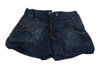 Tmavomodrá riflová balonová sukně TAPE 'A L'OEIL 