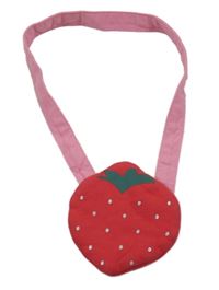 Jahodovo-růžová kabelka - jahůdka