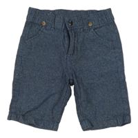 Tmavomodré melírované chino kraťasy Kiki&Koko