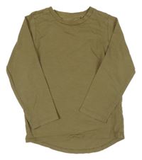 Khaki melírované triko Next