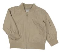 Béžový šusťákový podzimní bomber Matalan