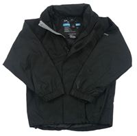 Černá šusťáková jarní funkční bunda s ukrývací kapucí Trespass