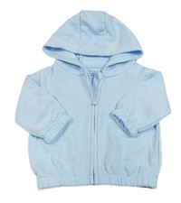 Světlemodrá propínací mikina s kapucí Primark
