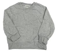 Šedá melírovaná mikina H&M