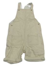 Nové - Béžové lehké riflové laclové kraťasy H&M