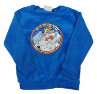 Modrá chlupatá mikina s Marshallem - Paw Patrol Nickelodeon