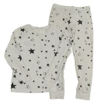 Bílé pyžamo s hvězdami George