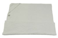 Bílá froté osuška s kapucí