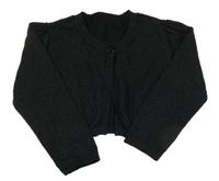 Černé třpytivé svetrové bolerko Next