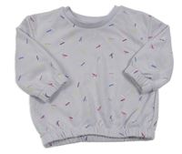 Lila vzorovaná mikina Primark