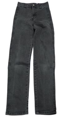 Antracitové skinny ankle high waist H&M