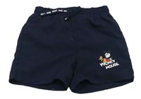 Tmavomodré sportovní kraťasy s Mickeym Primark
