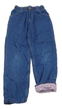 Modré paper bag podšité rifle H&M