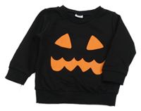 Černá lehká mikina s duchem 