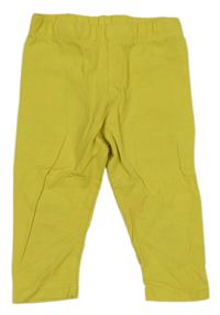 Žluté crop legíny Pocopiano