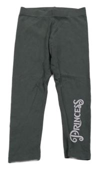 Tmavošedé legíny s nápisem Next