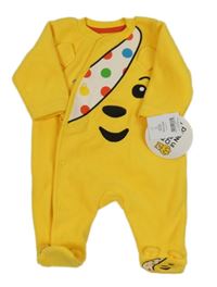Nové - žlutý fleecový overal - Pudsey George