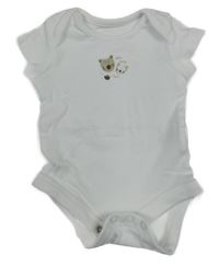 Bílé body s medvídky dunnes 