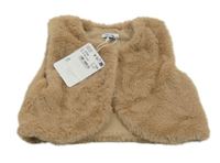 Nové - béžová kožešinová podšitá vesta Mayoral