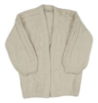Smetanový vzorovaný svetrový cardigan George