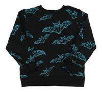 Černá mikina s netopýry zn. H&M