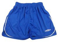 Modré sportovní kraťasy s logem zn. Umbro