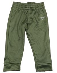 Khaki sportovní tepláky Reebok