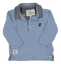 Světlemodré polo triko s pejskem Jasper Conran