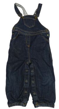 Tmavomodré laclové rifle 