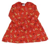 Červené šaty se soby George