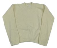 Smetanový žinylkový svetr Terranova 