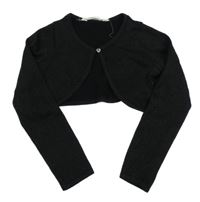 Černé třpytivé svetrové bolerko H&M