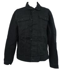 Pánská černá riflová bunda Primark 