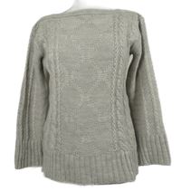 Dámský béžový vzorovaný svetr 