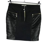 Nové - Dámská černá minisukně se zipy 