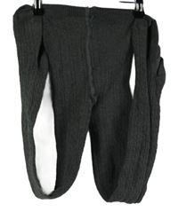 Dámské šedé vzorované punčocháče 