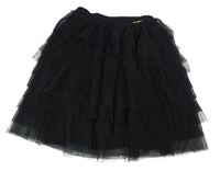 Černá plisovaná šifonová sukně Twinset