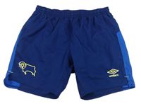 Námořnicky modré šusťákové kraťasy s potiskem Umbro