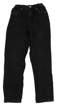 Černé high wast rifle Page one young