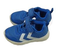 Modré prodyšné botasky s pruhy Hummel vel.23