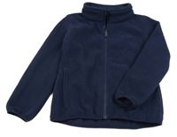 Tmavomodrá fleecová propínací funkční mikina Peter Storm