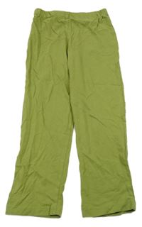 Zelené pyžamové kalhoty 