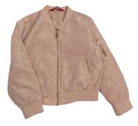 Světlerůžový šusťákový jarní bomber Yd. 
