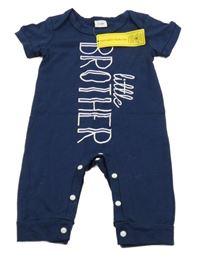 Nové - Tmavomodrý overal s nápisem 