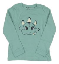 Světlezelené triko s dinosaurem Lupilu