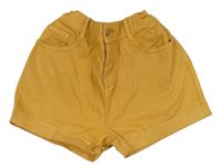 Okrové riflové kraťasy Denim 