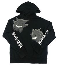 Černá mikina s Pokémony a kapucí H&M