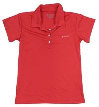 Malinové funkční sportovní polo tričko z. Technopro
