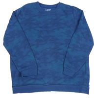 Modro-tmavomodrá army mikina zn. Primark