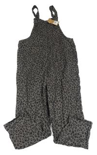 Nové - Hnědé vzorované plátěné lacláče Next 